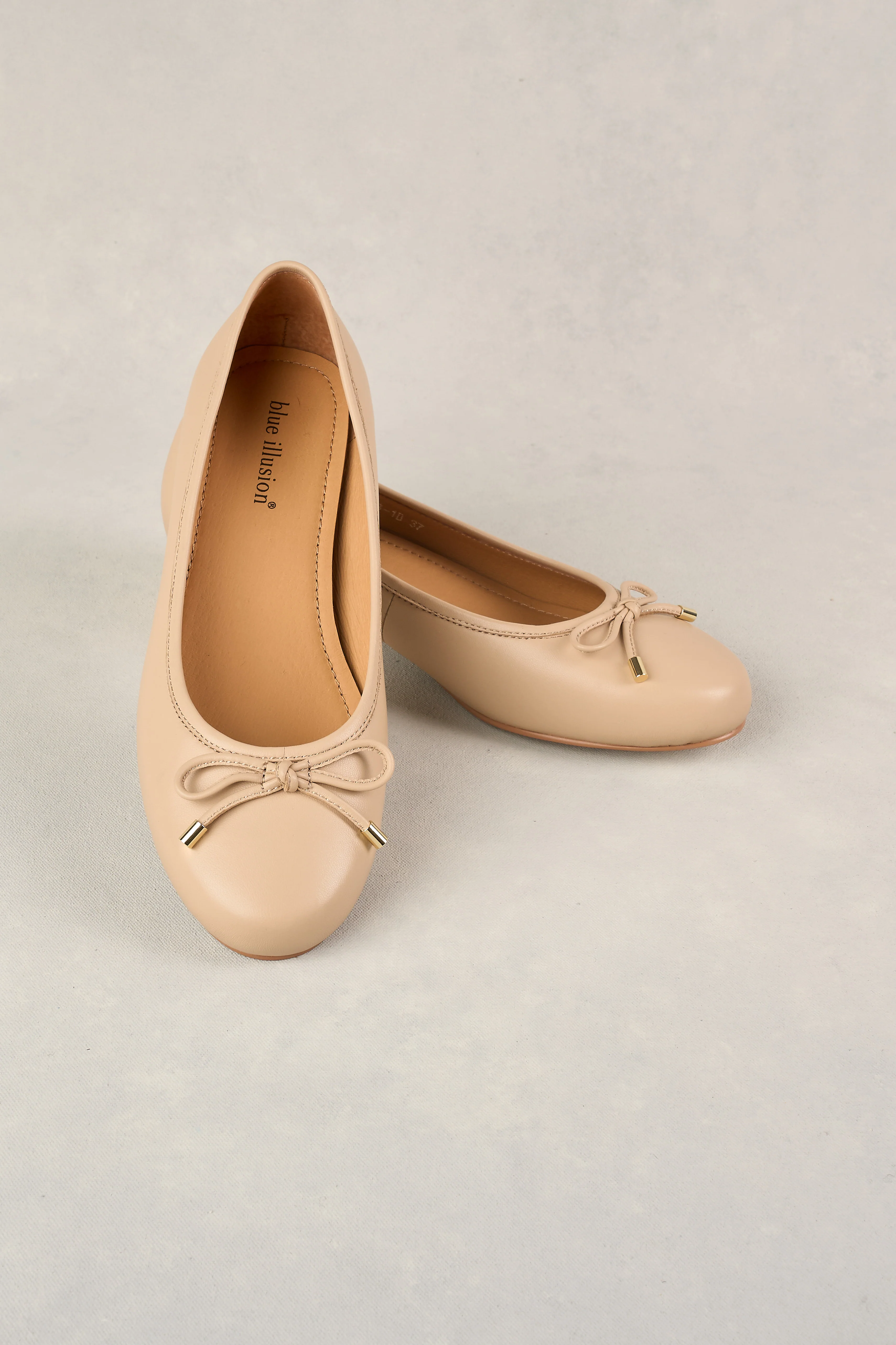 Jolie Pearl Ballet Flat - Nude - Skullriy